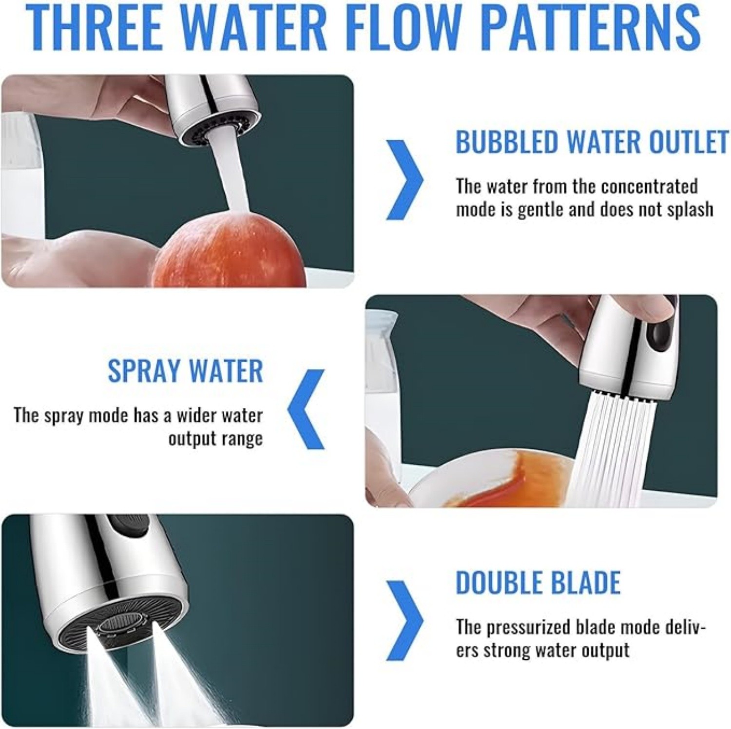 Kitchen Faucet Head Replacement,Pull Down Kitchen Spray Head Sink Spray Nozzle