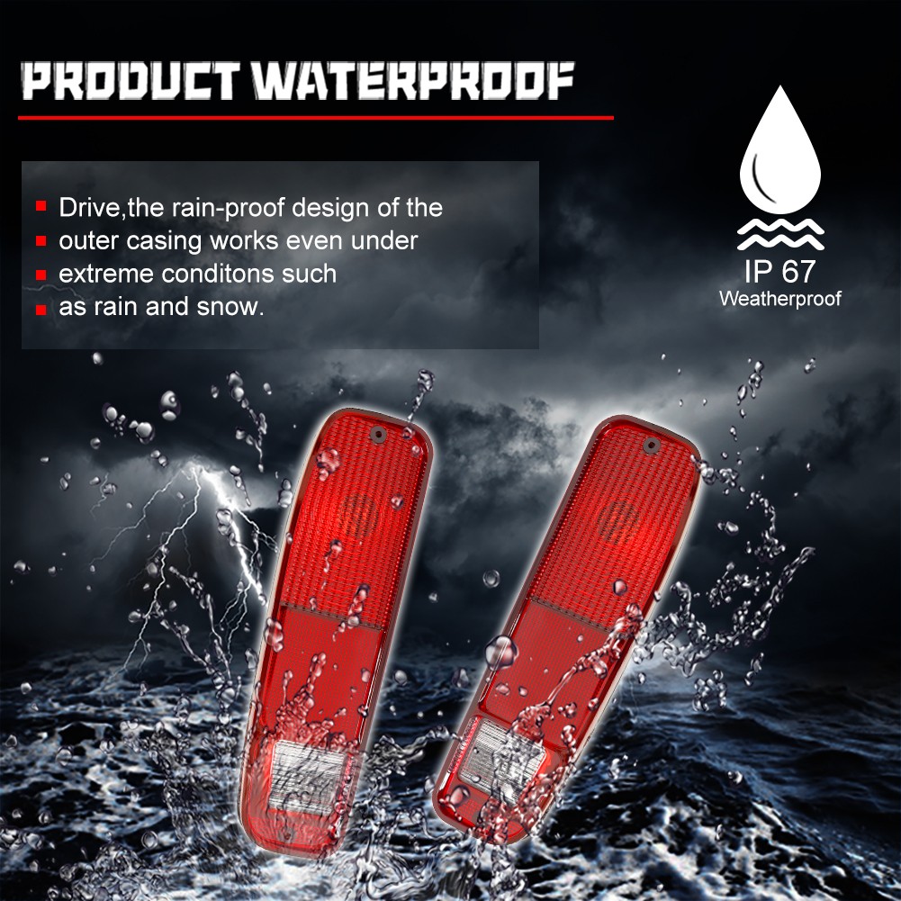 8pcs For FORD F100 F150 F250 E150 Truck 1973-1979 Tail Light Front & Side Marker