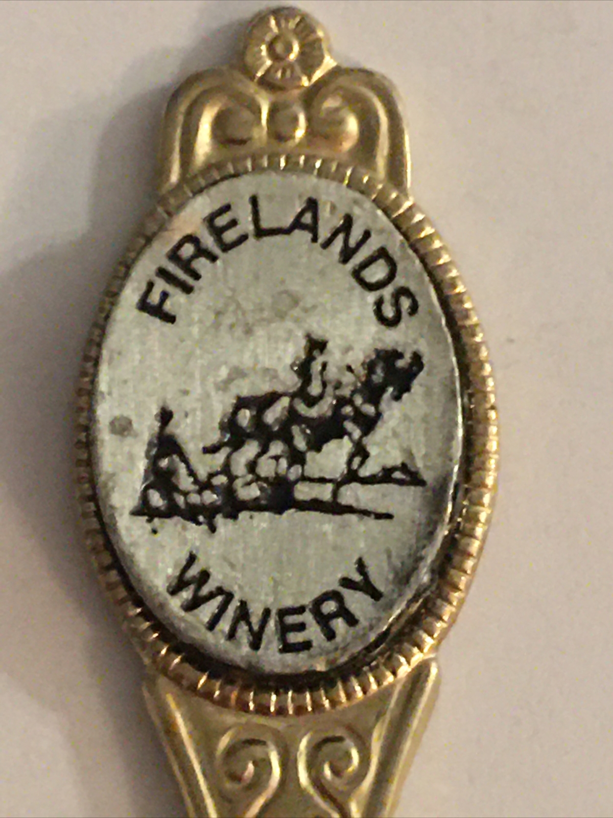 Vintage Souvenir Spoon US Collectible. Firelands Winery Sandusky Ohio