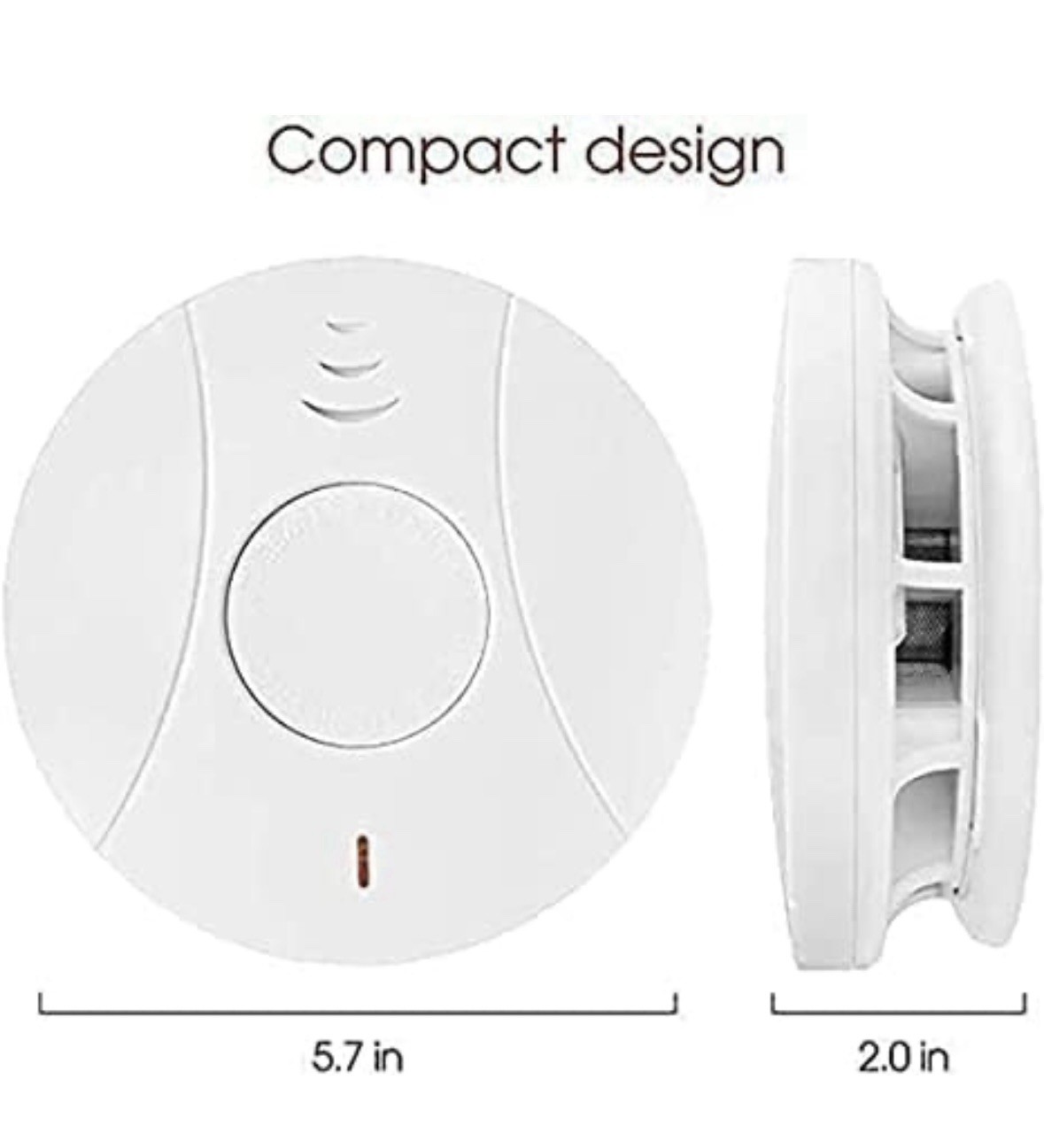 3 Pack Photoelectric Smoke and Carbon Monoxide Detector