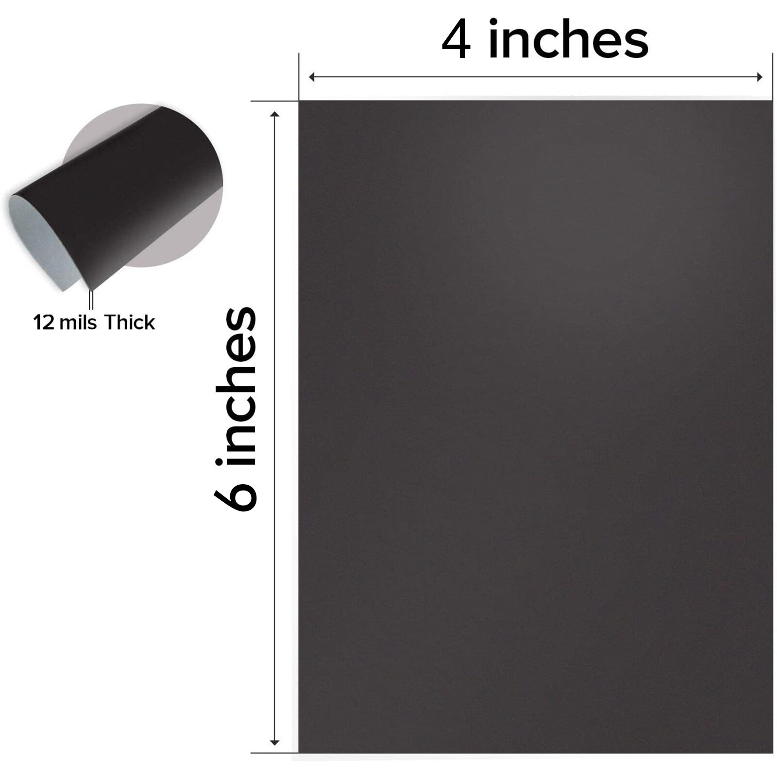 Stone City Self Adhesive Magnet Sheets 4X6 15Pcs Strong Flexible for Photo Strip