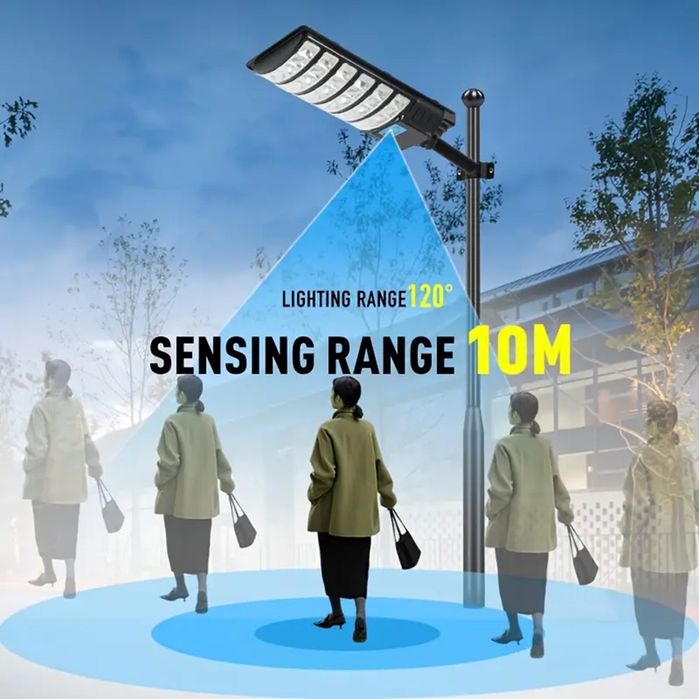 20000000LM Commercial LED Solar Street Light Outdoor Dusk to Dawn Road Area Lamp