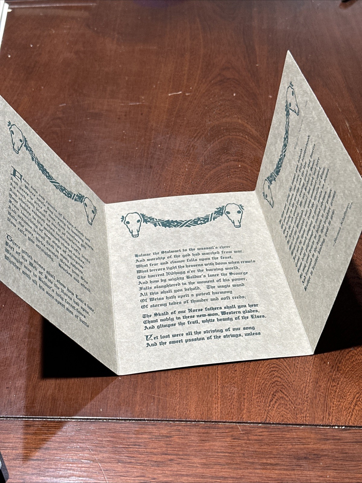 The Sons Of Baldur 1908 Program Bohemian Grove 6 Pages Fabulous RARE Stuff