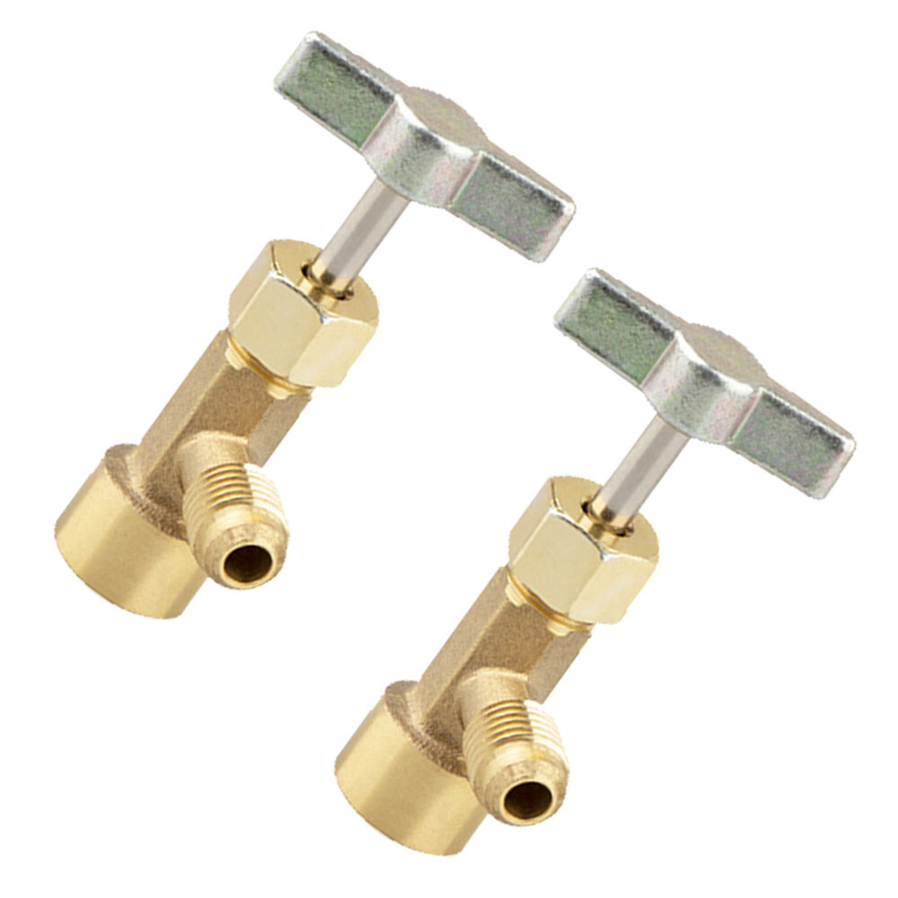 2X Piercing Type R134a A/C Can Tap 1/2" ACME Tapper Dispensing Valve NEW