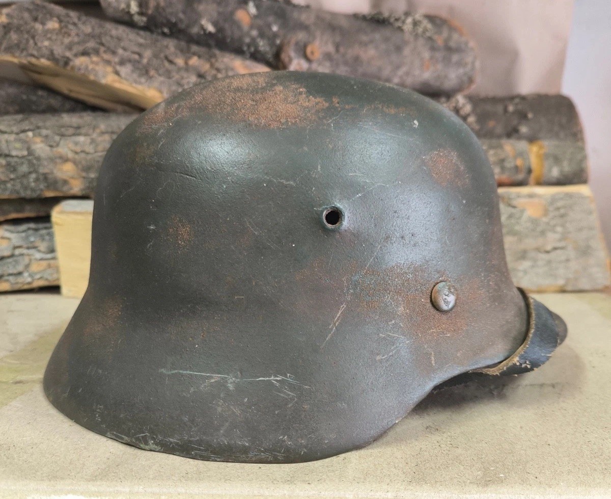 WW2 M40 German Helmet WWII M 40. Combat helmet.size 64