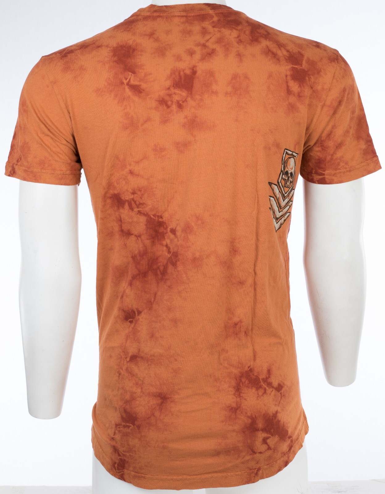 Affliction Value Chalkboard Eagle Orange Slim Fit Y2K T-Shirt