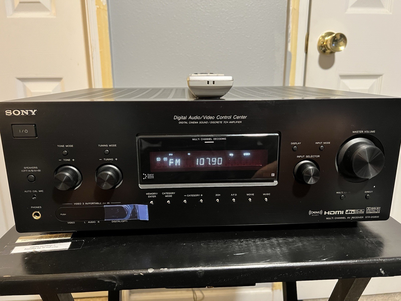 Sony STR-DG800 7.1 Ch HDMI Home Theater AV Receiver Tested Open Box