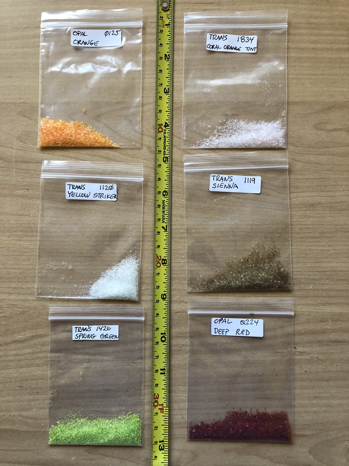 Bullseye COE90 Scrap Stringer-Confetti-Frit&More: Fusing Starter Mega Pack:Used