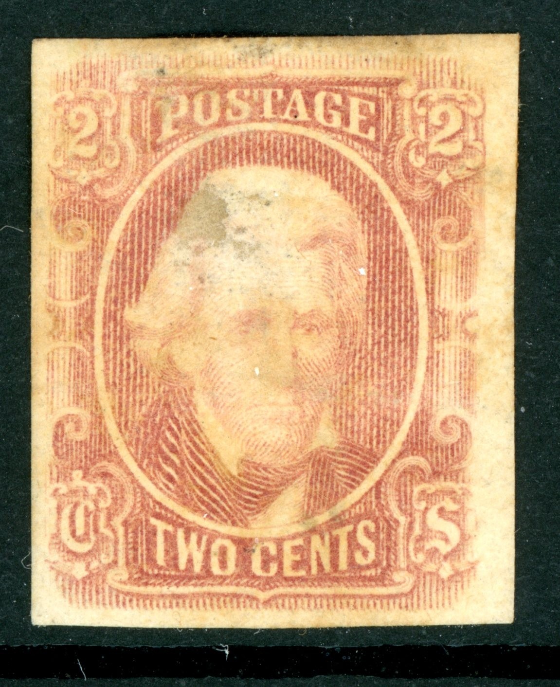 USA 1863 Confederate States 2¢ Jackson Scott #8 Mint H881