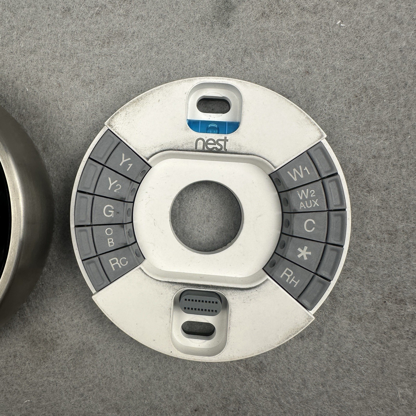 Google Nest 3rd Gen Learning Thermostat Smart Stainless Steel A0013 Reset