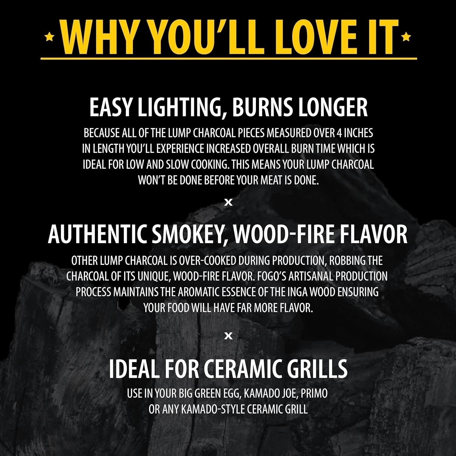 Oak Hardwood Lump Charcoal for Grilling