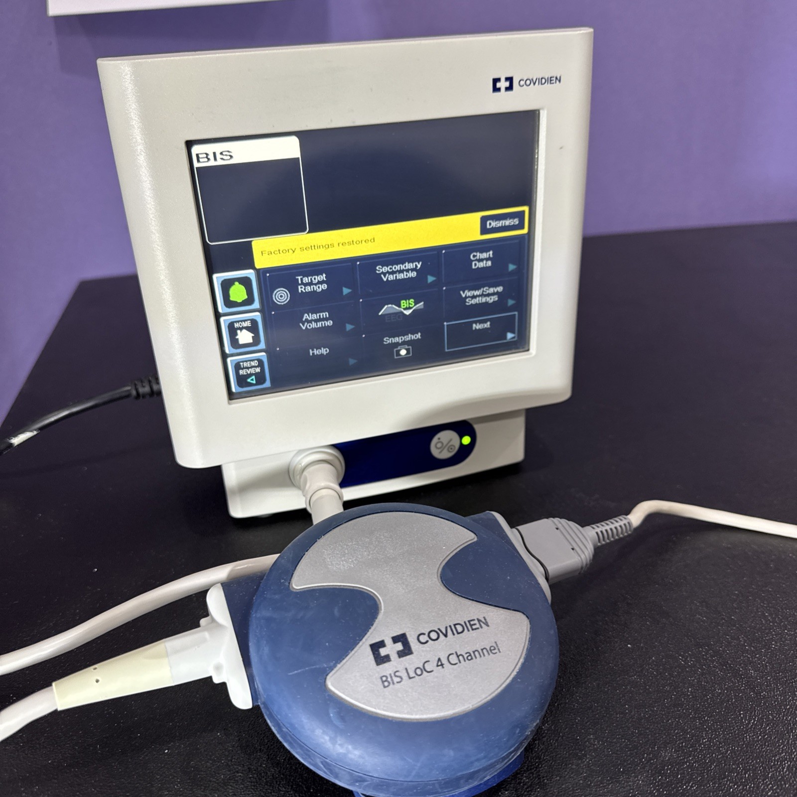 2020 Covidien BIS Monitoring System 185-0151 Bis Loc 4Ch Module Cable 39067