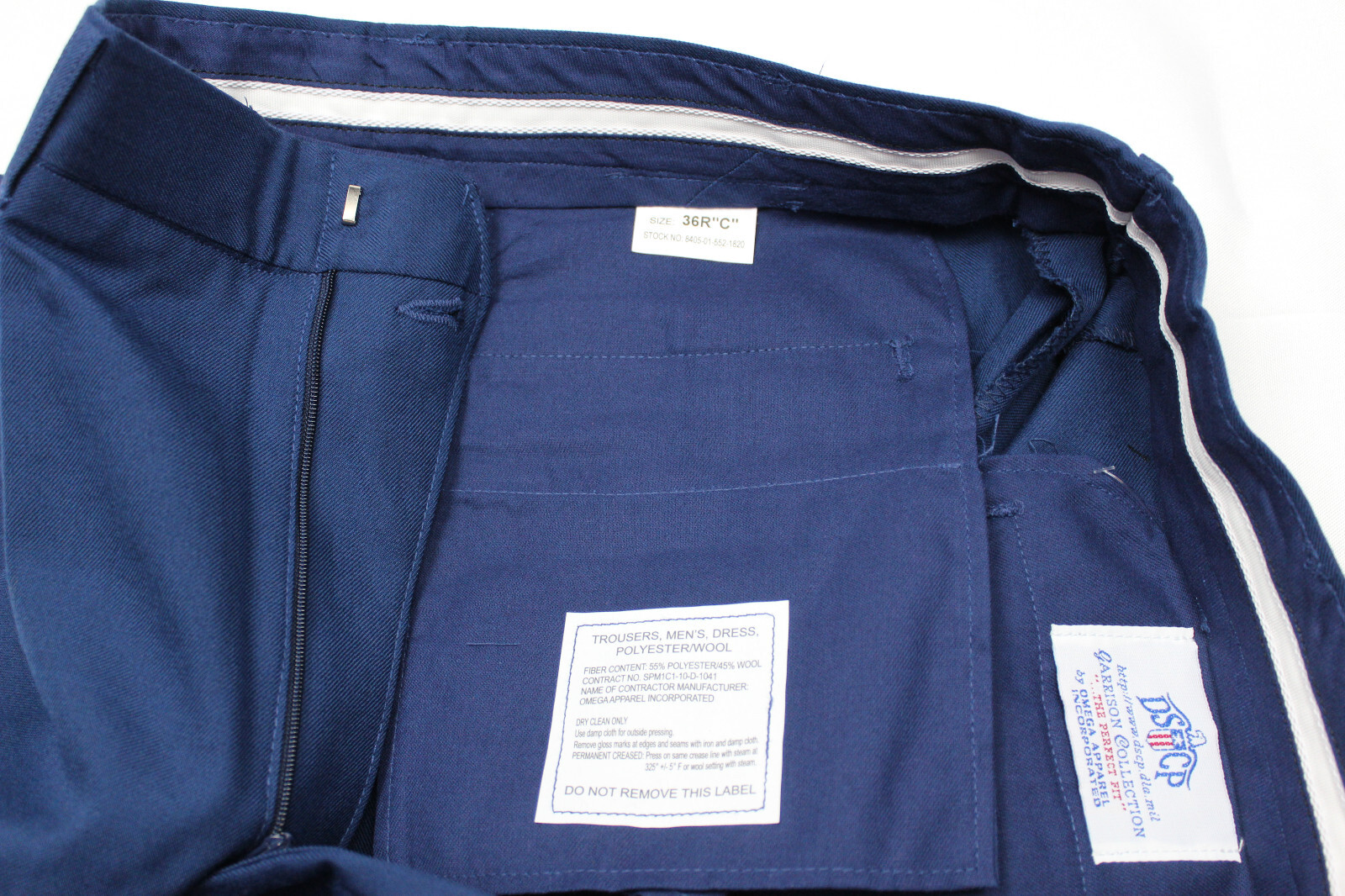 ASU Army Service Uniform Braided Trousers Pants DSCP Size 36R C New