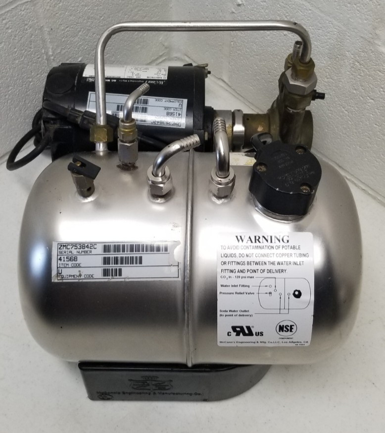 McCann E400397 Big Mac Carbonator Soda Fountain Pump 41568 Beverage System CO2 1