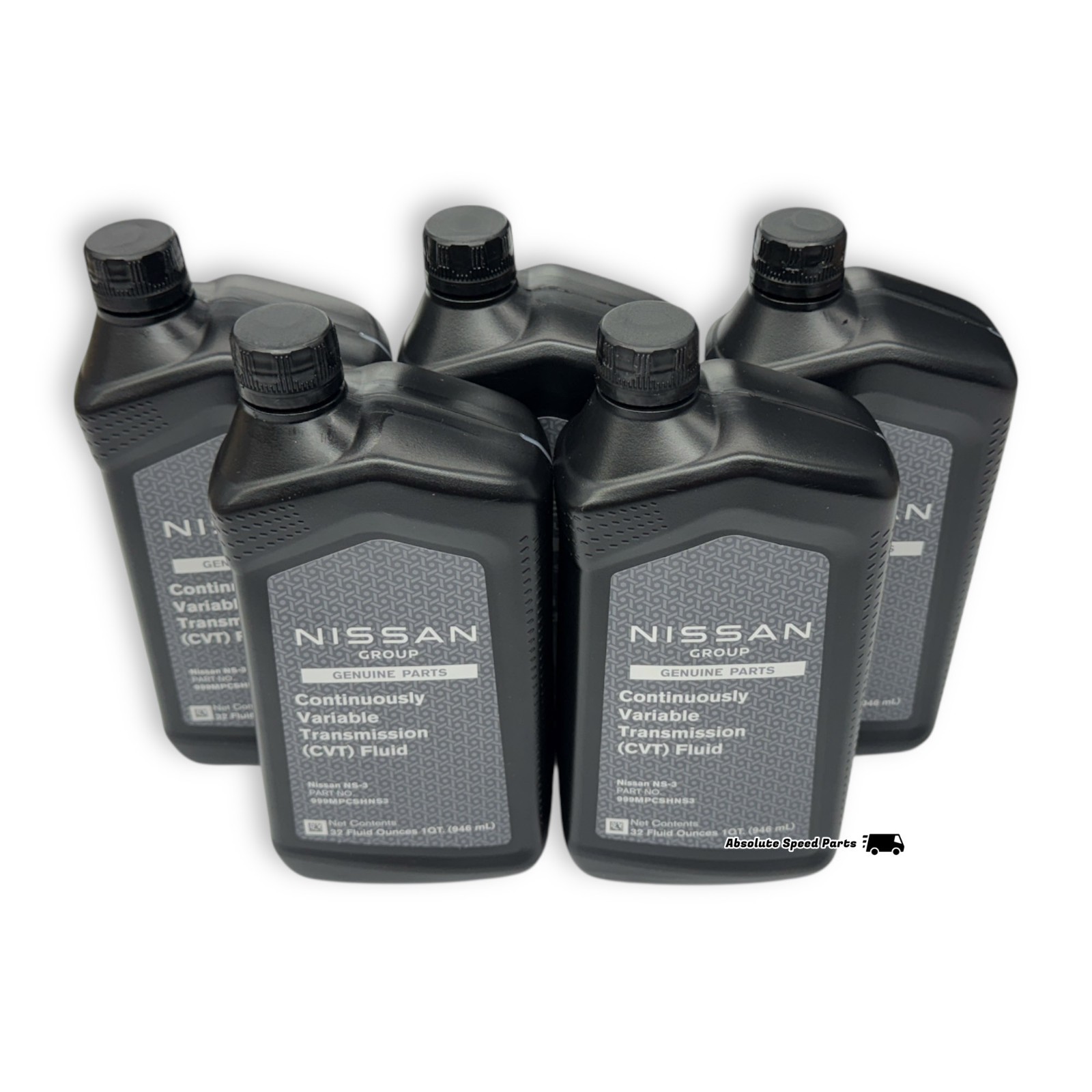 GENUINE OEM Nissan NS-3 CVT Fluid 5-Quart 999MP-CV0NS3 999MP-NS300P 999MP-CSHNS3