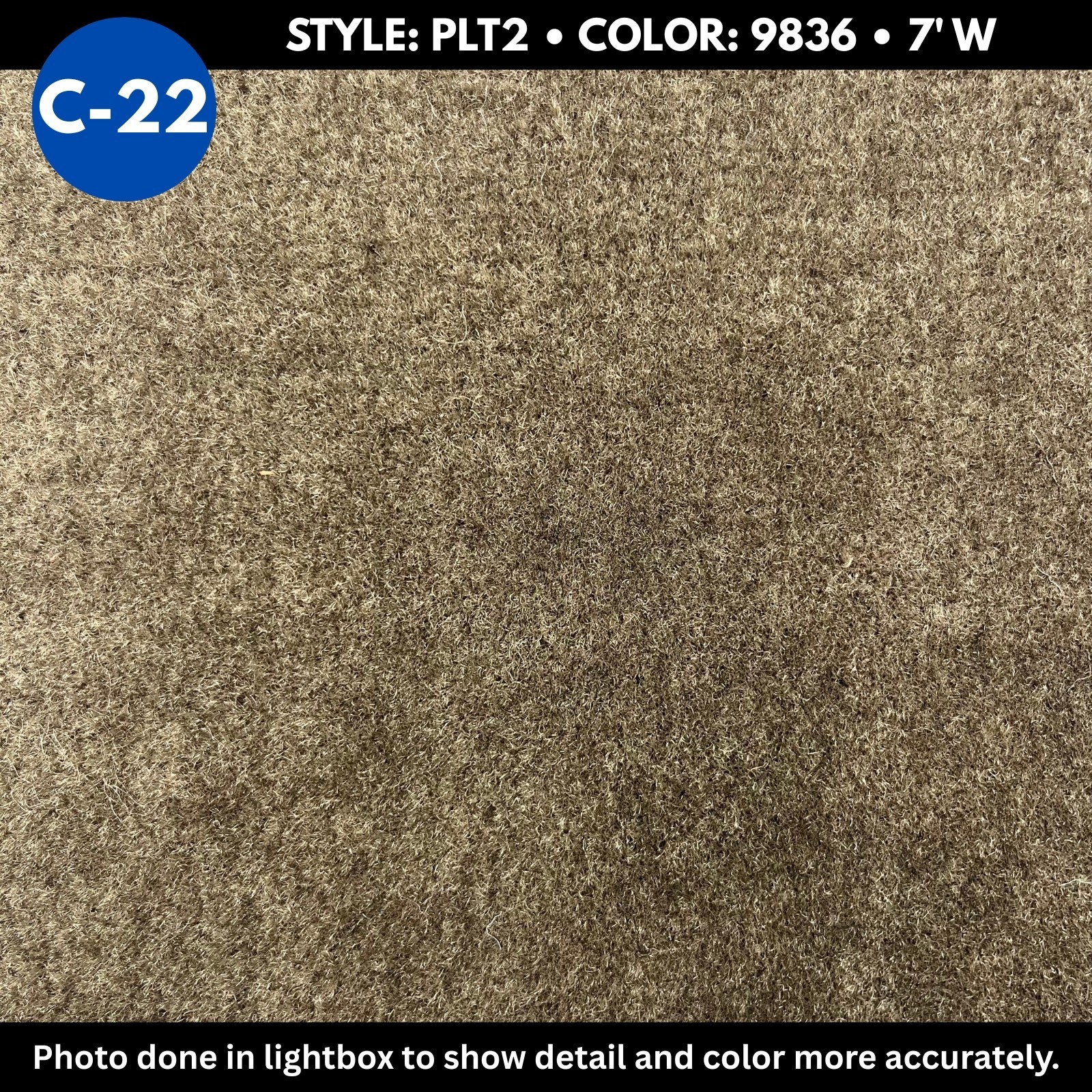 Marine Carpet | Samples - 4.5" X 4.5" - Samples C-1 thru C-24