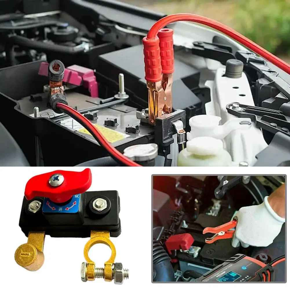 1Pcs Universal Battery Disconnect Switch 12V / 24V Cut Off Isolator for Cars RV