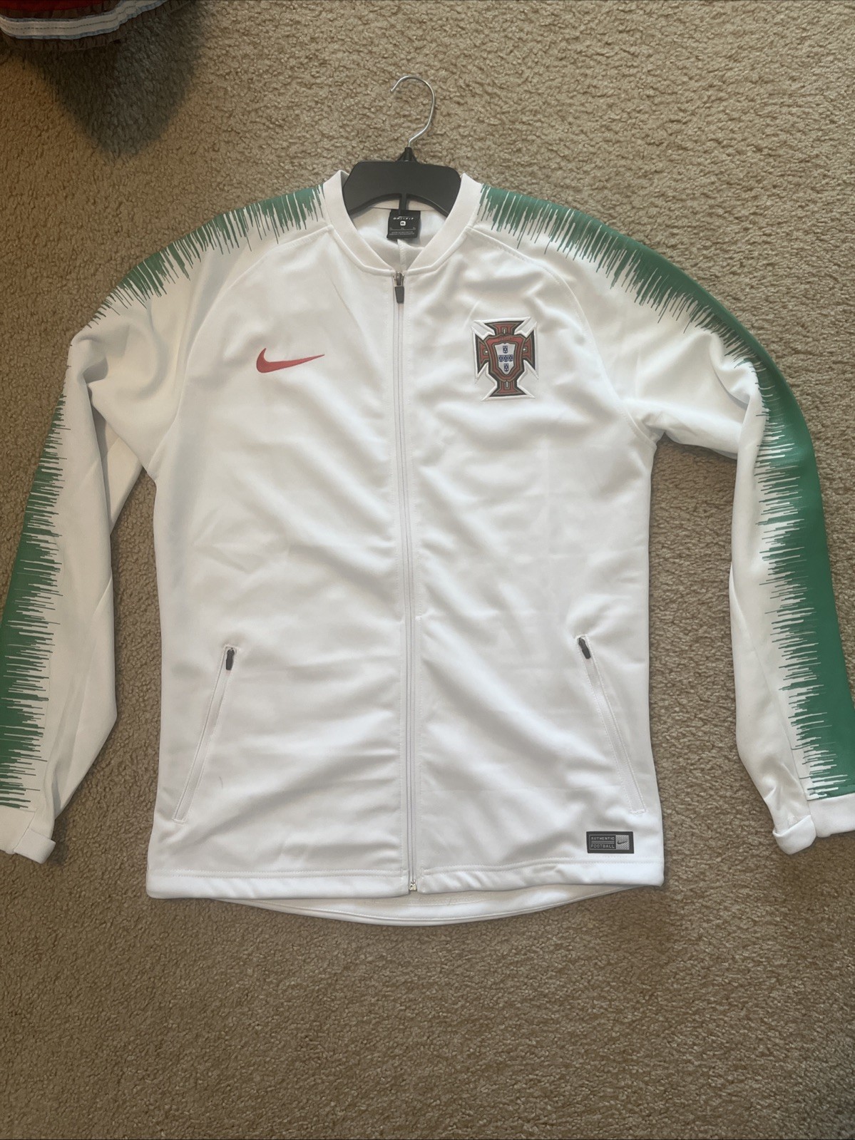 Portugal Warmup Jacket 18/19 XL Green/White