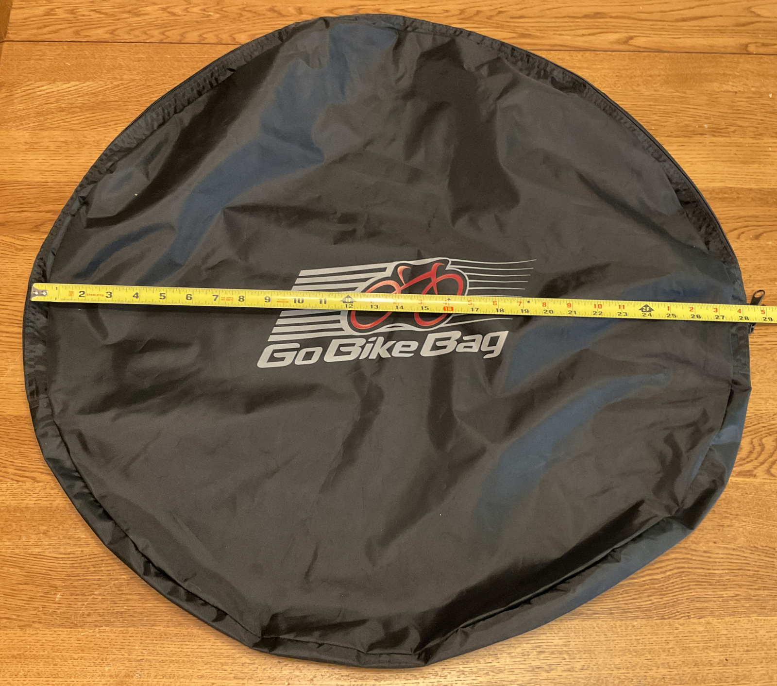 GoBike Single Wheel Bag for 1 Road Bicycle Wheel 27” - 700c w/ matching gear bag