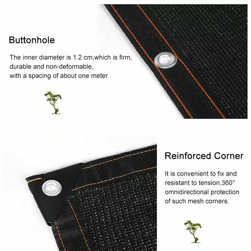 Anti-UV Sun Shade Net Awnings Sun Shelter Garden Patio Pool Sunblock Shade Sail