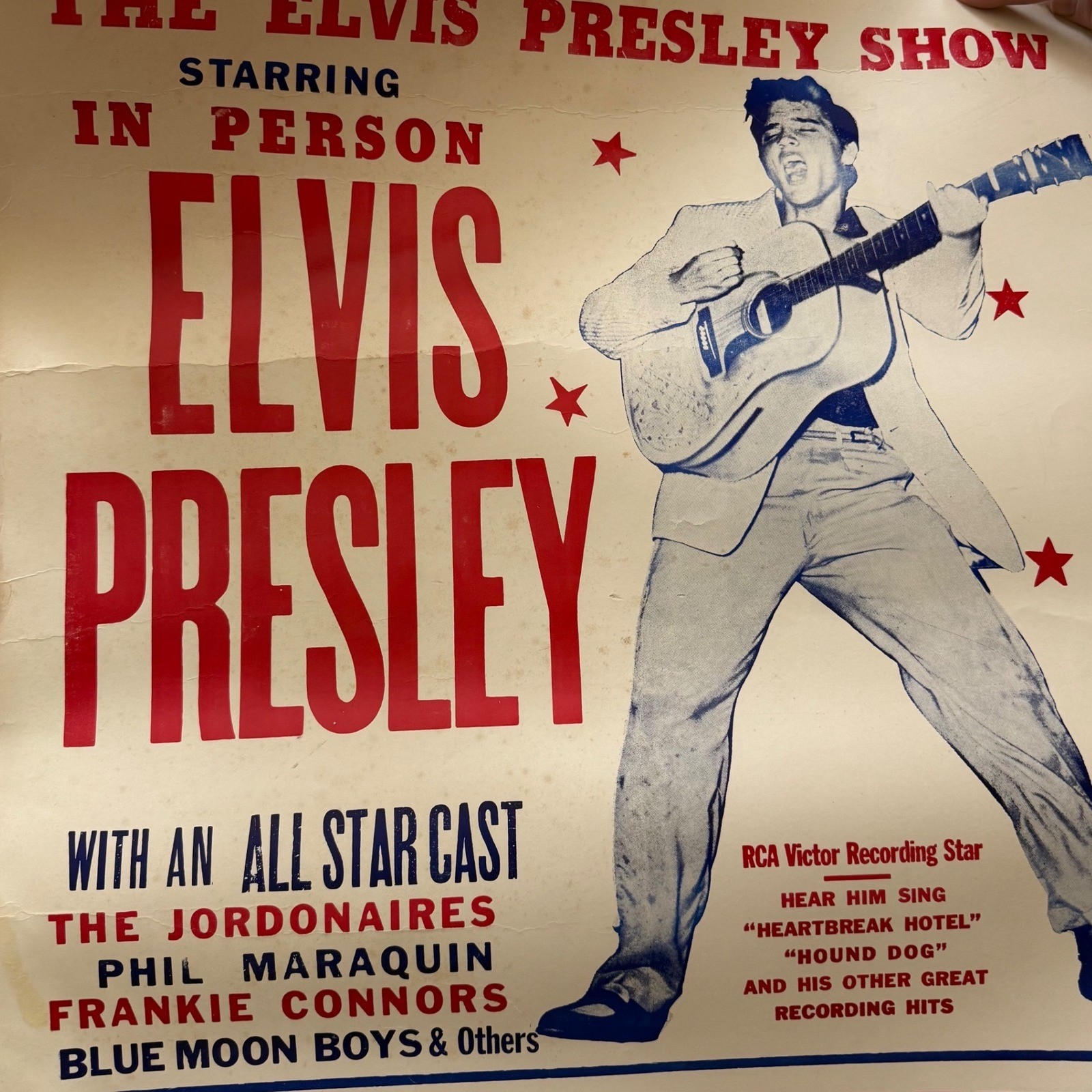 Vintage Elvis Presley Hatch Show Print Poster 1985 Letterpress Florida Theatre