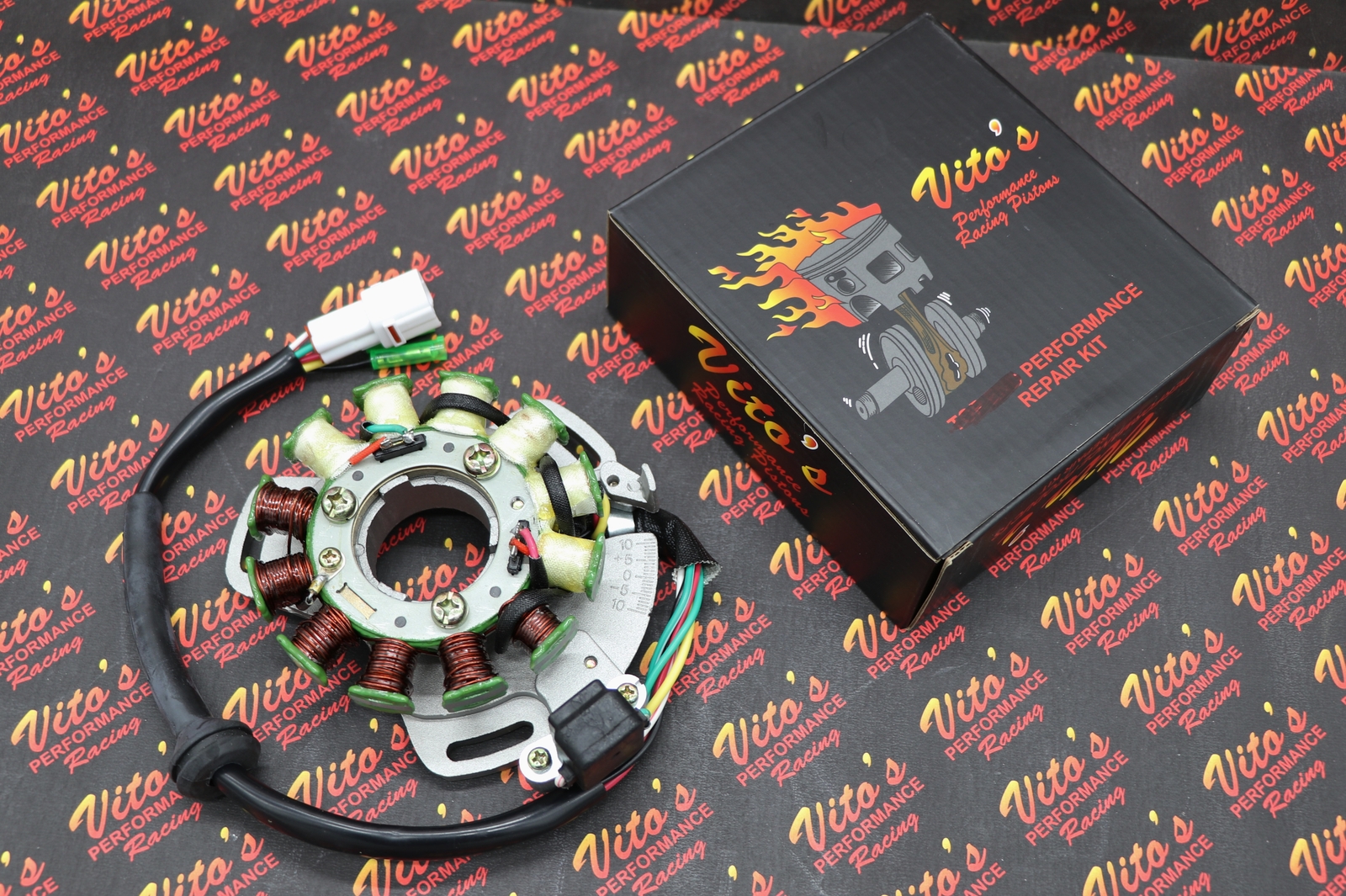 NEW Yamaha Banshee stator with +/-10 aluminum adjustable timing plate 1995-2006