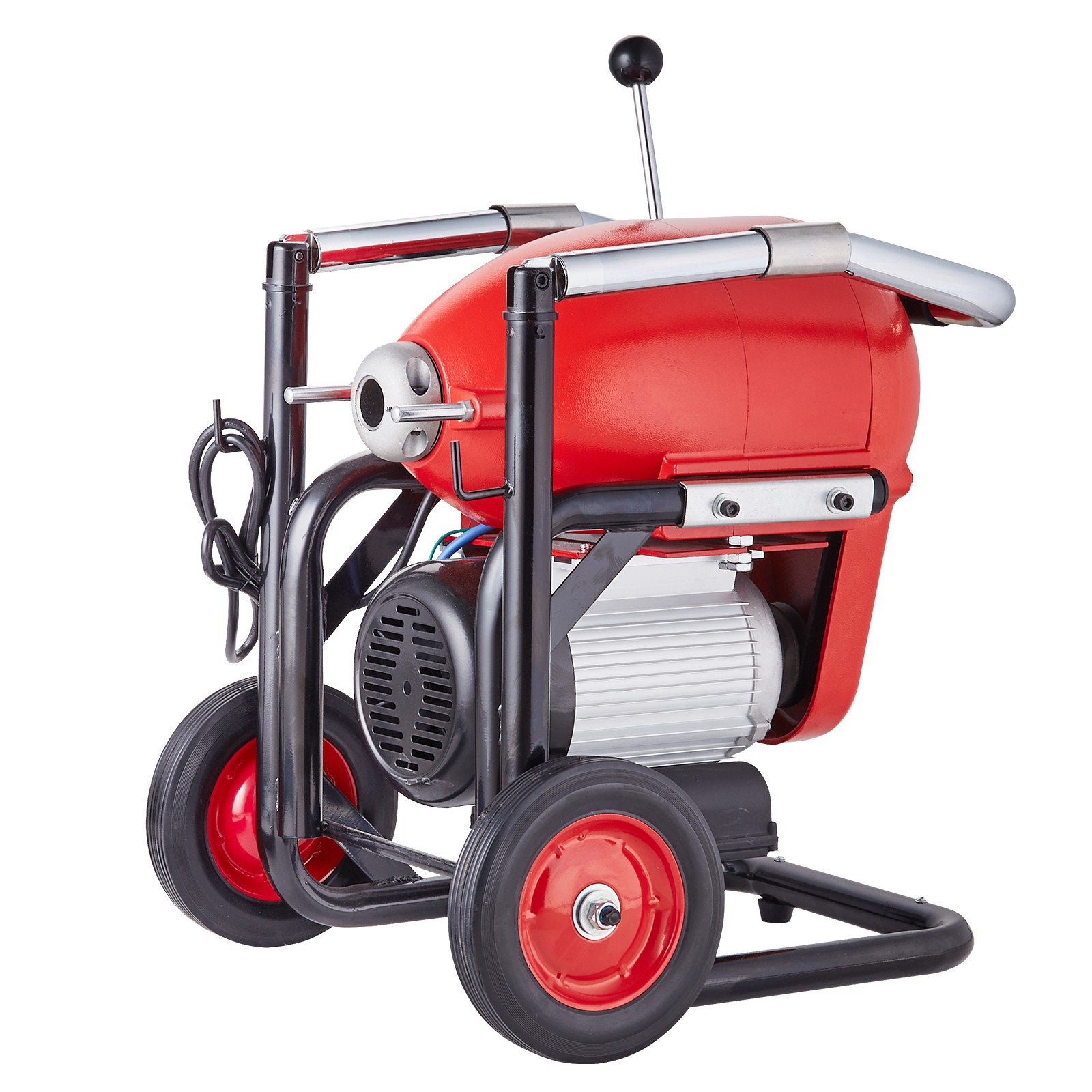 VEVOR Drain Cleaner Machine 120FT x 6/5" 1100W Sectional Snake Auger Manual Feed