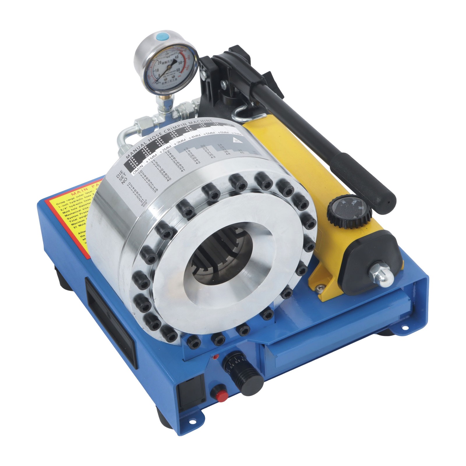 With 8 Dies Hose Crimper High Pressure Portable Hydraulic Hose Crimping Machine