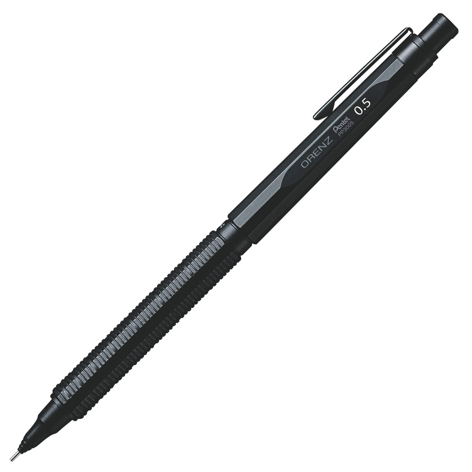 Pentel Orenz Nero Mechanical Drafting Pencil, Automatic Lead Advance, Black Barr