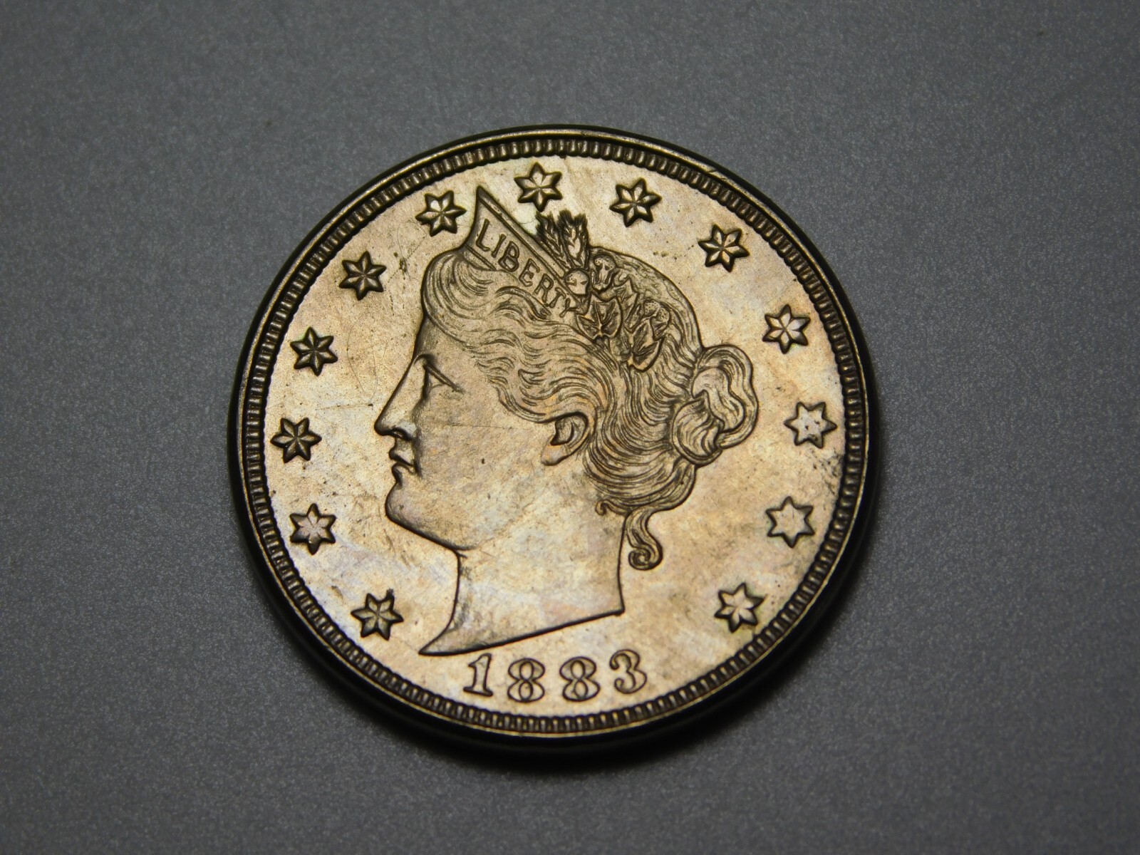 US COINS 1883 LIBERTY V NICKEL NO CENTS