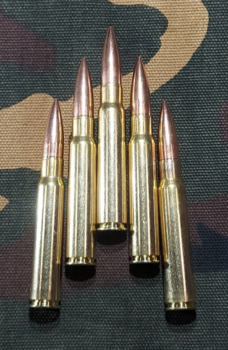 8MM MAUSER SNAP CAPS SET OF 5 "SAFETY RED" 7.92X57, K98, GEWEHR 98