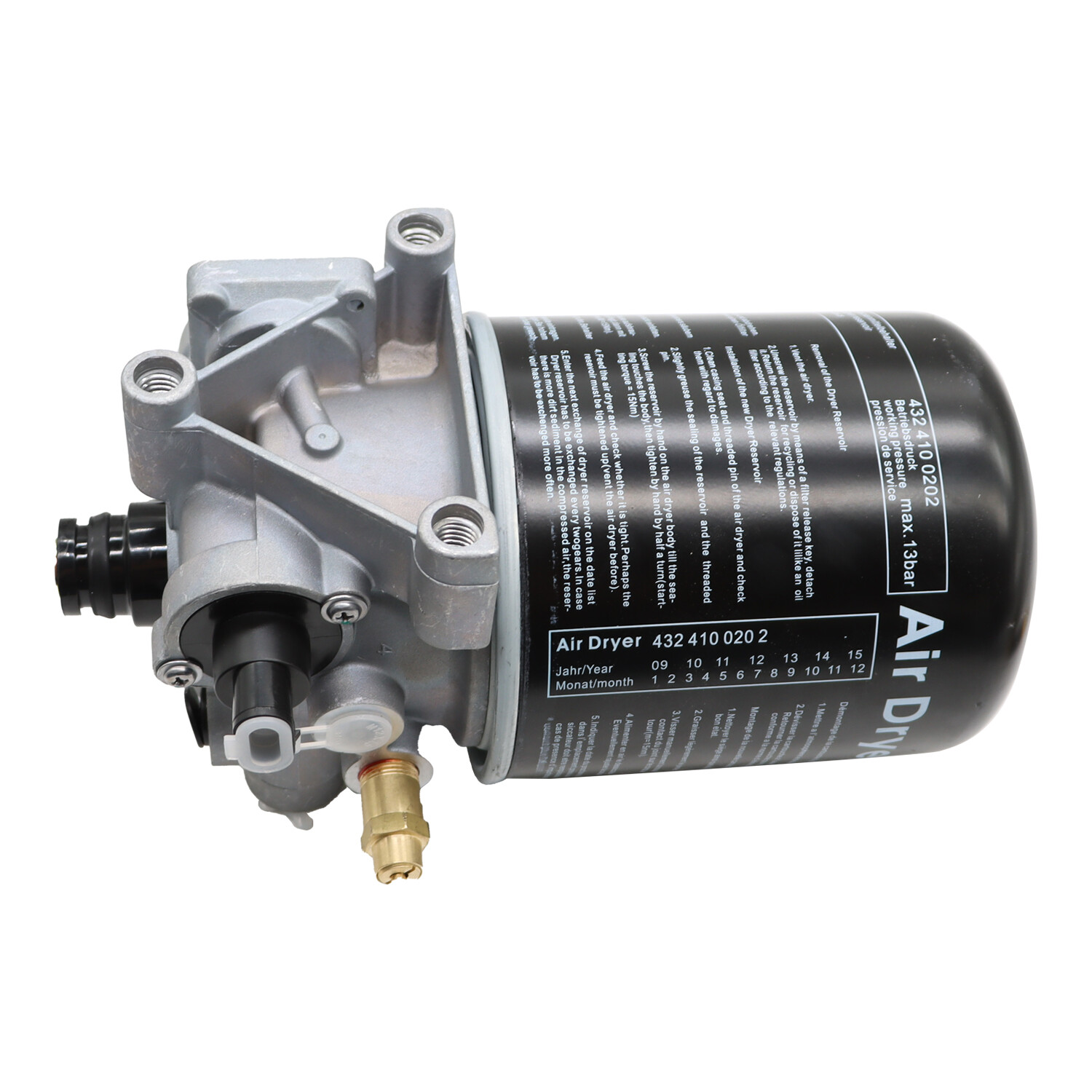 Air Dryer AD 12V Replaces For Meritor Wabco 1200 Serie R955205 065691 4324130010