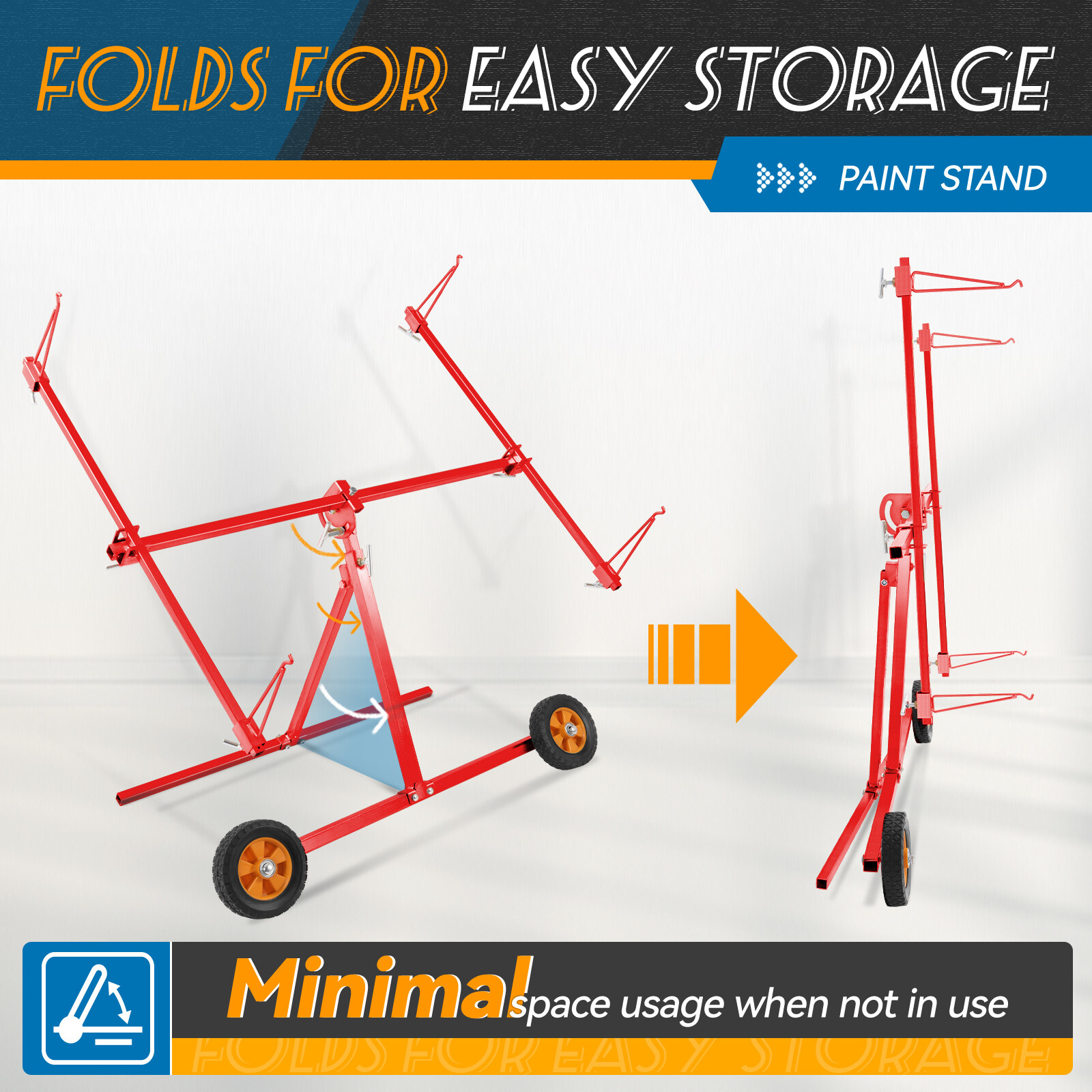 Auto Body Car Part Universal Panel Paint Stand Holds Hoods Doors Fenders Bumpers