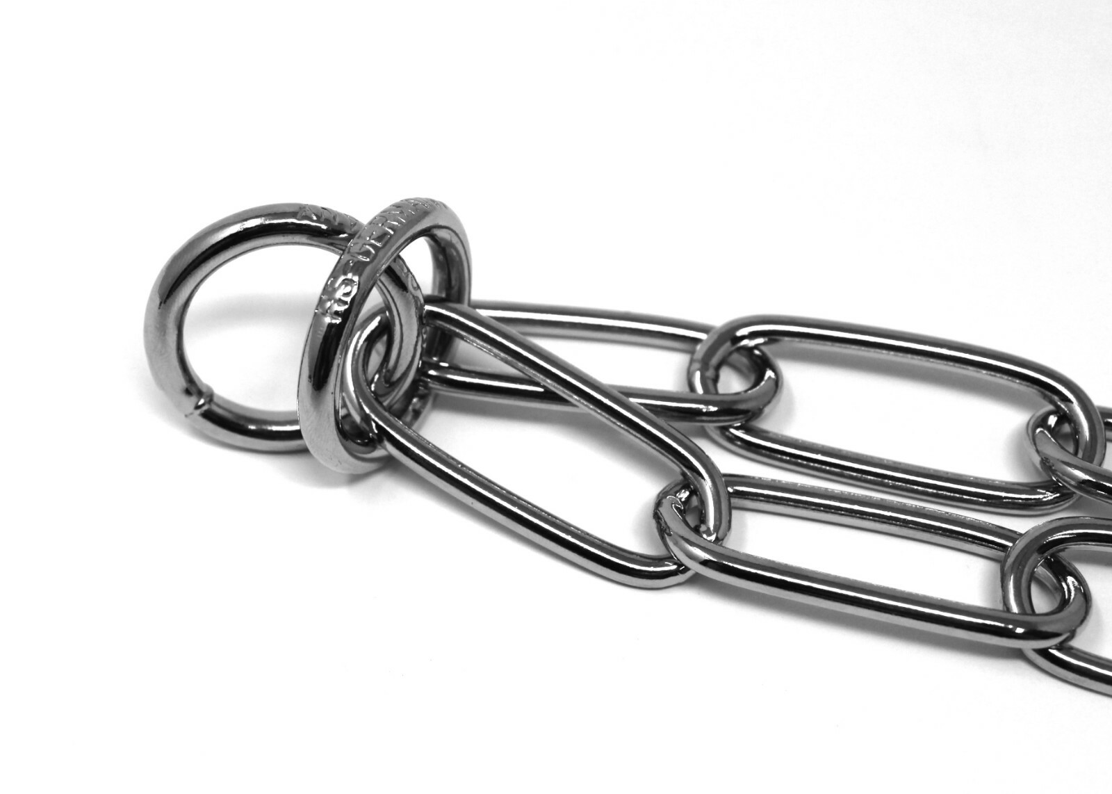 Herm Sprenger Chrome Plated Long Link Fur Saver Dog Training Collar ALL SIZES