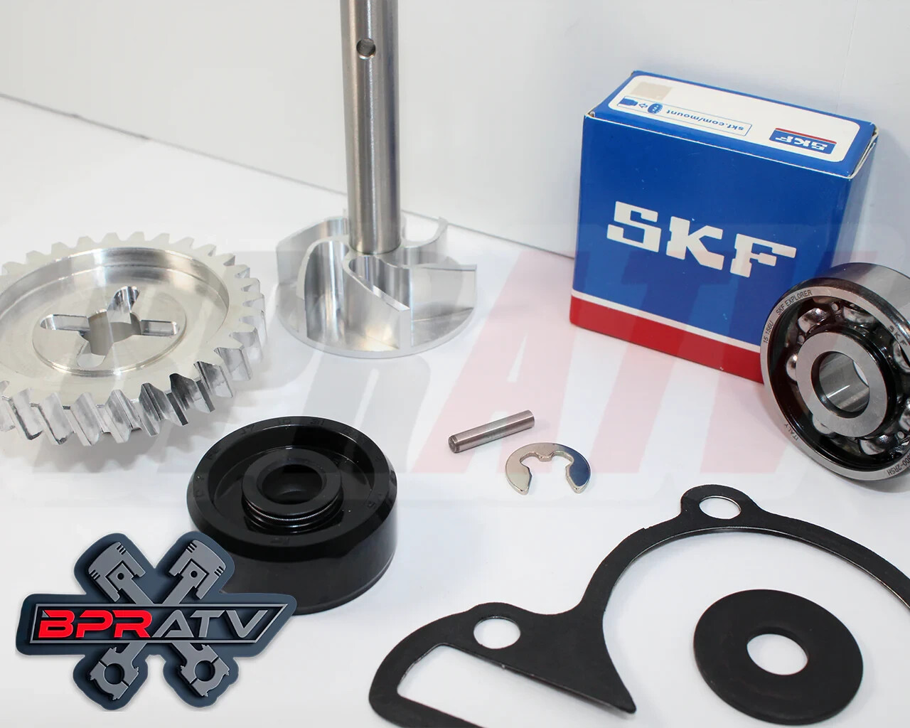 Banshee BILLET Water Pump Gear Impeller Bearing Seal Gasket Upgrade Repair Kit