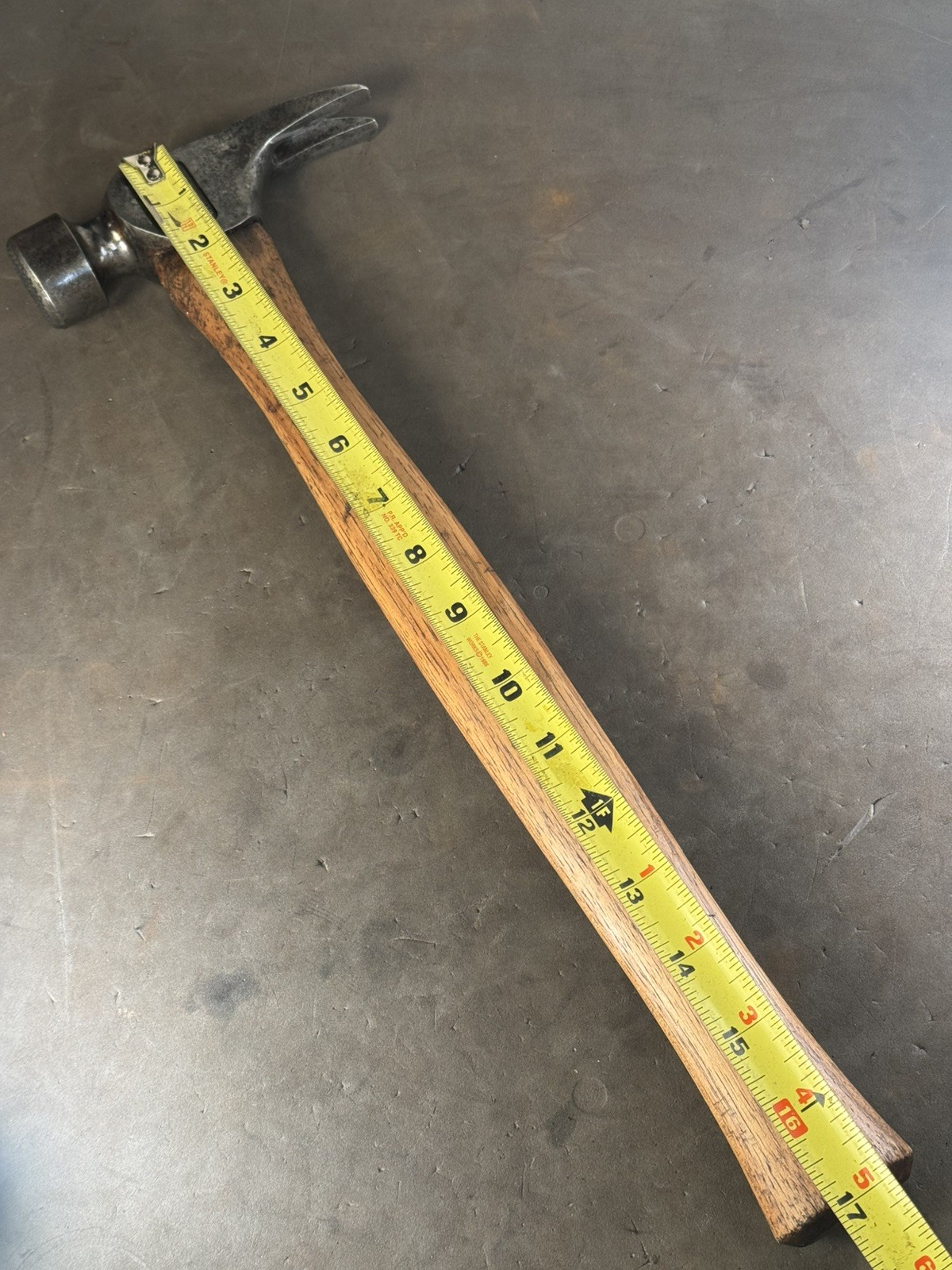 Beautiful Dalluge 21 Straight Claw Hammer Original Handle California Framer