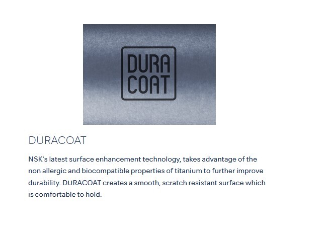 NSK Ti-Max X450 M4 Surgical 45° LED Speed Handpiece Dental Triple Water Jet 18W