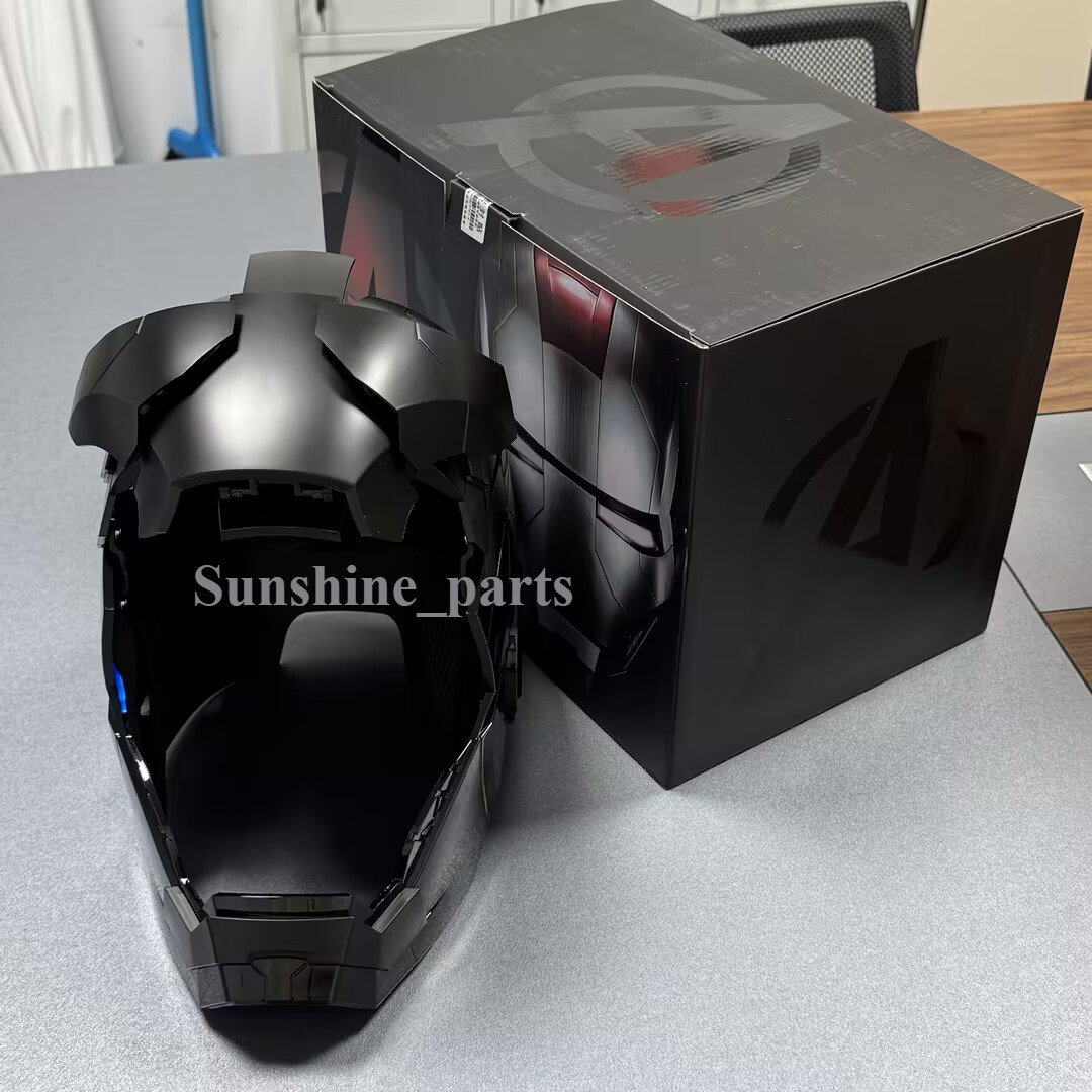2025 Autoking Iron Man Black MK5 Helmet Electronic Wearable Voice-control Mask