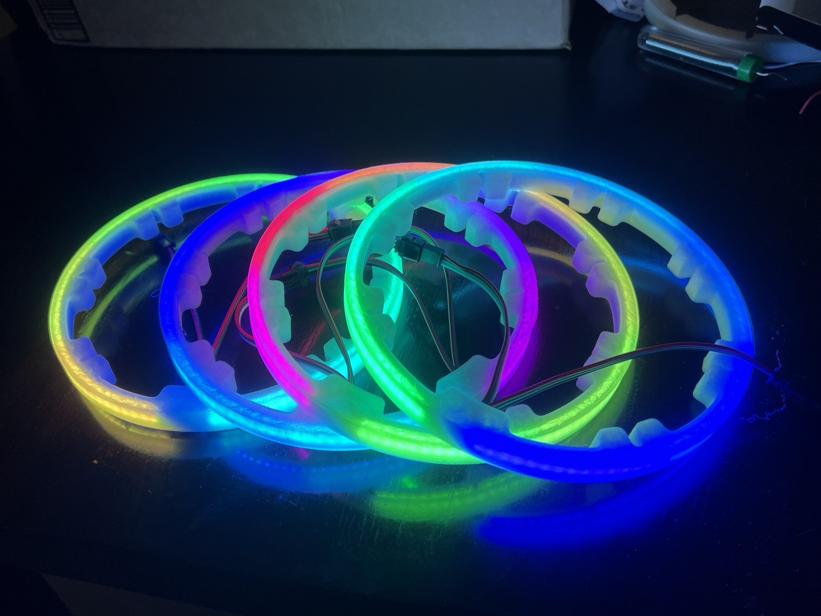 6.5 speaker ring lights