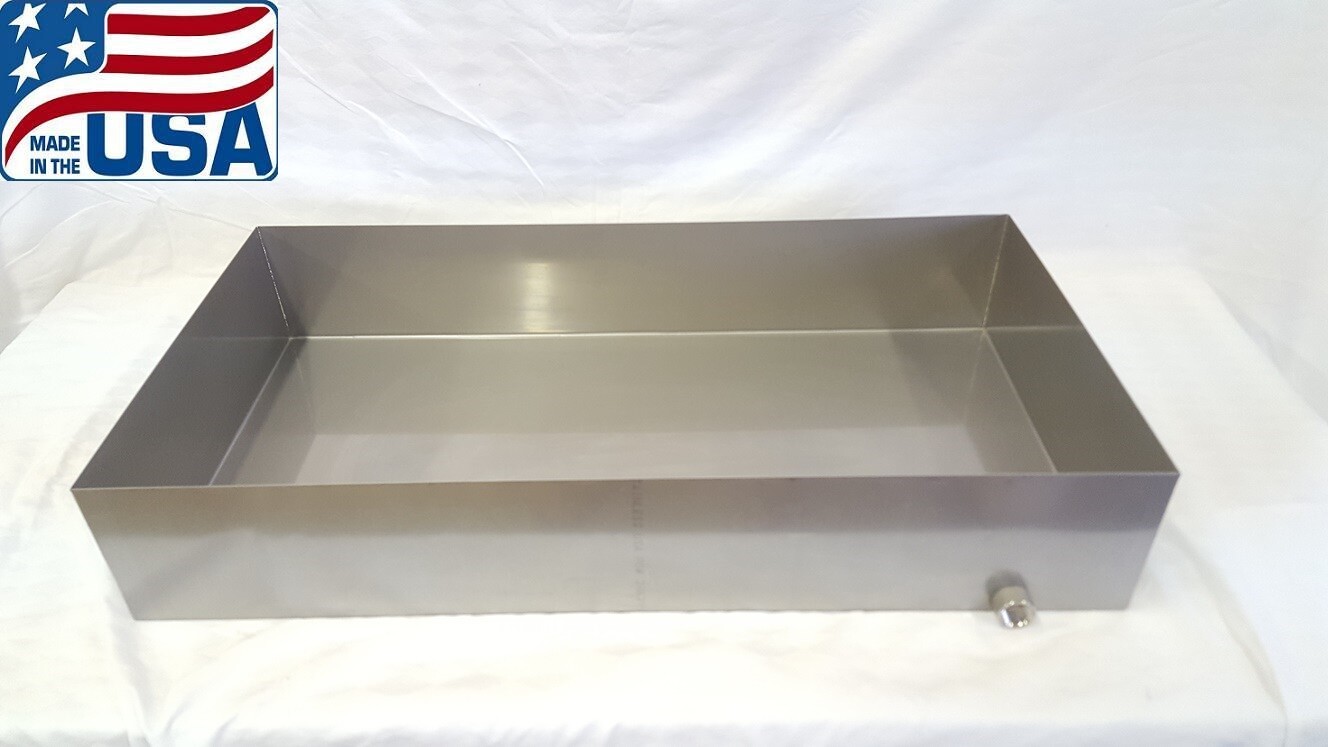 Maple Syrup Boiling Pan 18x34x6 Stainless Steel Sap evaporator tig 18 ga **USA**