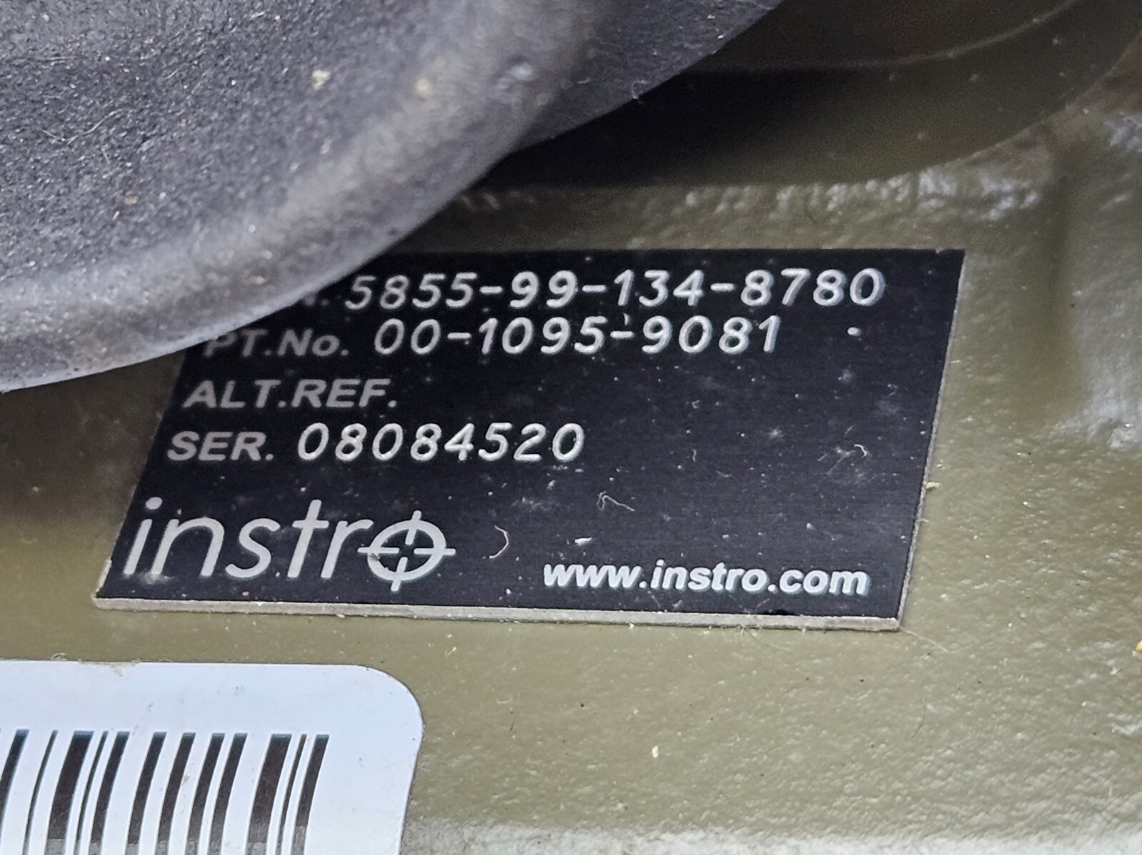 Instro Precision Tripod 00-1095-9081 MSTAR Ground Radar