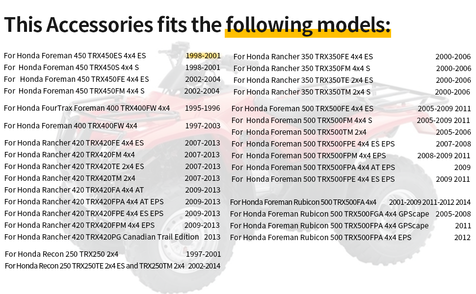 Fuel Valve Petcock & Lever Screw For Honda Recon 250 TRX250 1997-2014