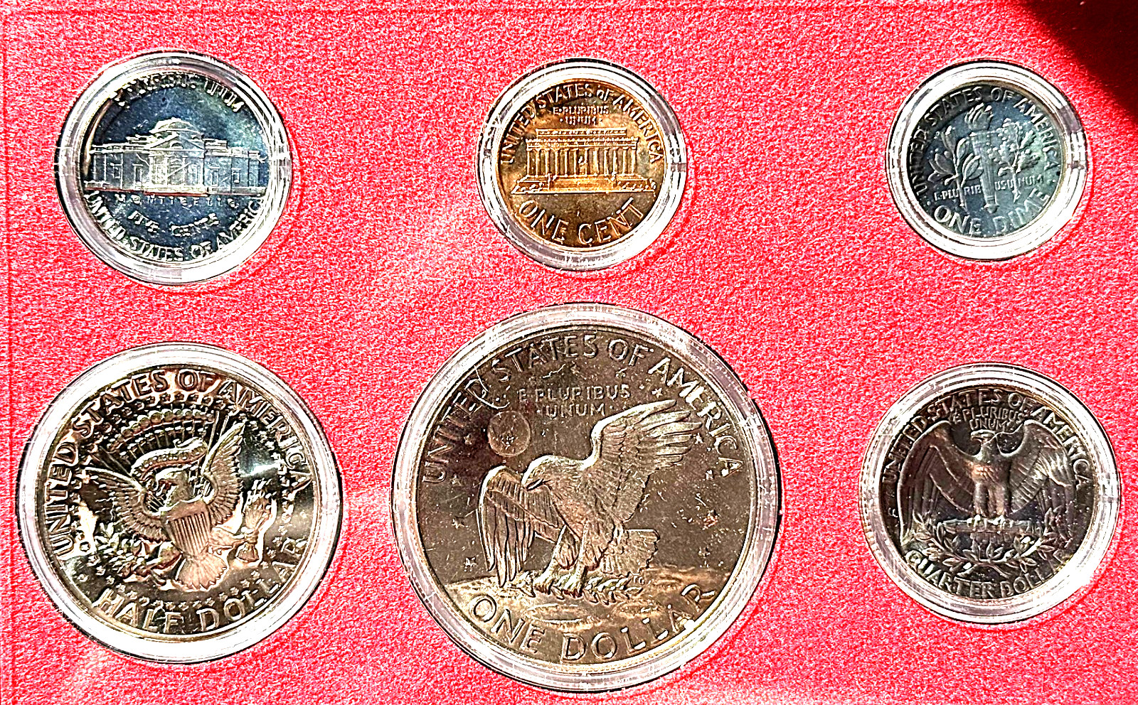 1973-S PROOF SET / EXTREMELY RARE / HARD TO FIND / UNC / ONLY (2,760.339) MINTED