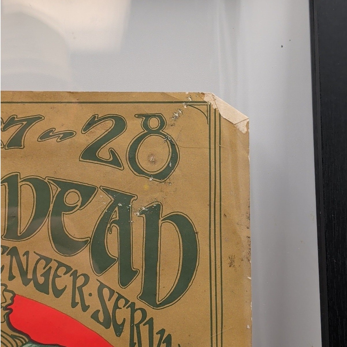 GRATEFUL DEAD FD 45-1 AVALON BALLROOM CONCERT POSTER 1967 Dead Classic Vintage