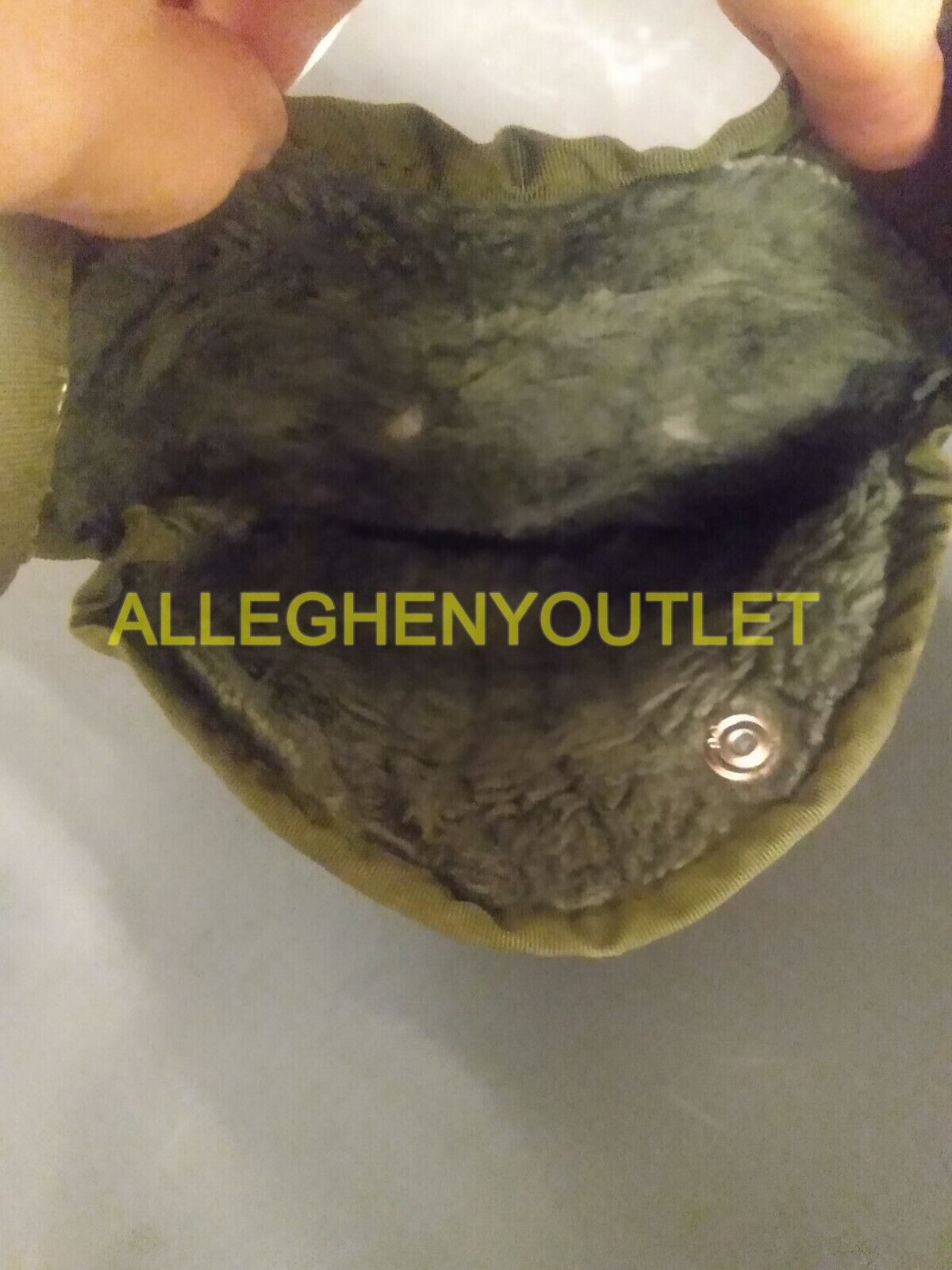US Military Army 1 QT CANTEEN COVER 1 Quart Pouch w Alice Clips OD NYLON VGC