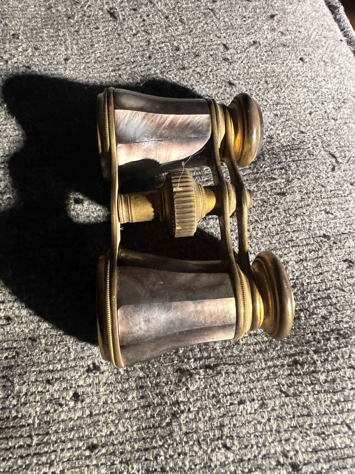 2 Pair Of Antique late 1800 LeMaire Mother of Pearl Opera Binoculars Glasses .