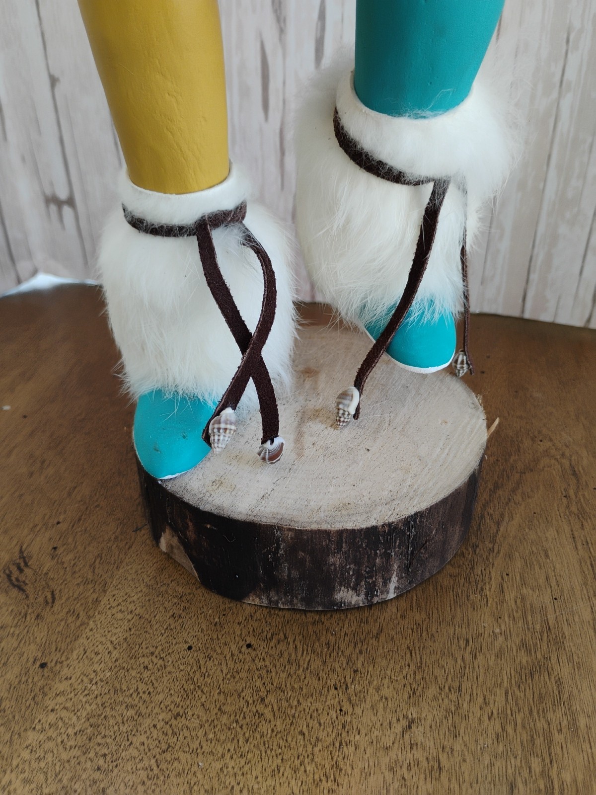 Vintage Large Navajo Kachina Doll Chasing Star Signed By Artist I McB