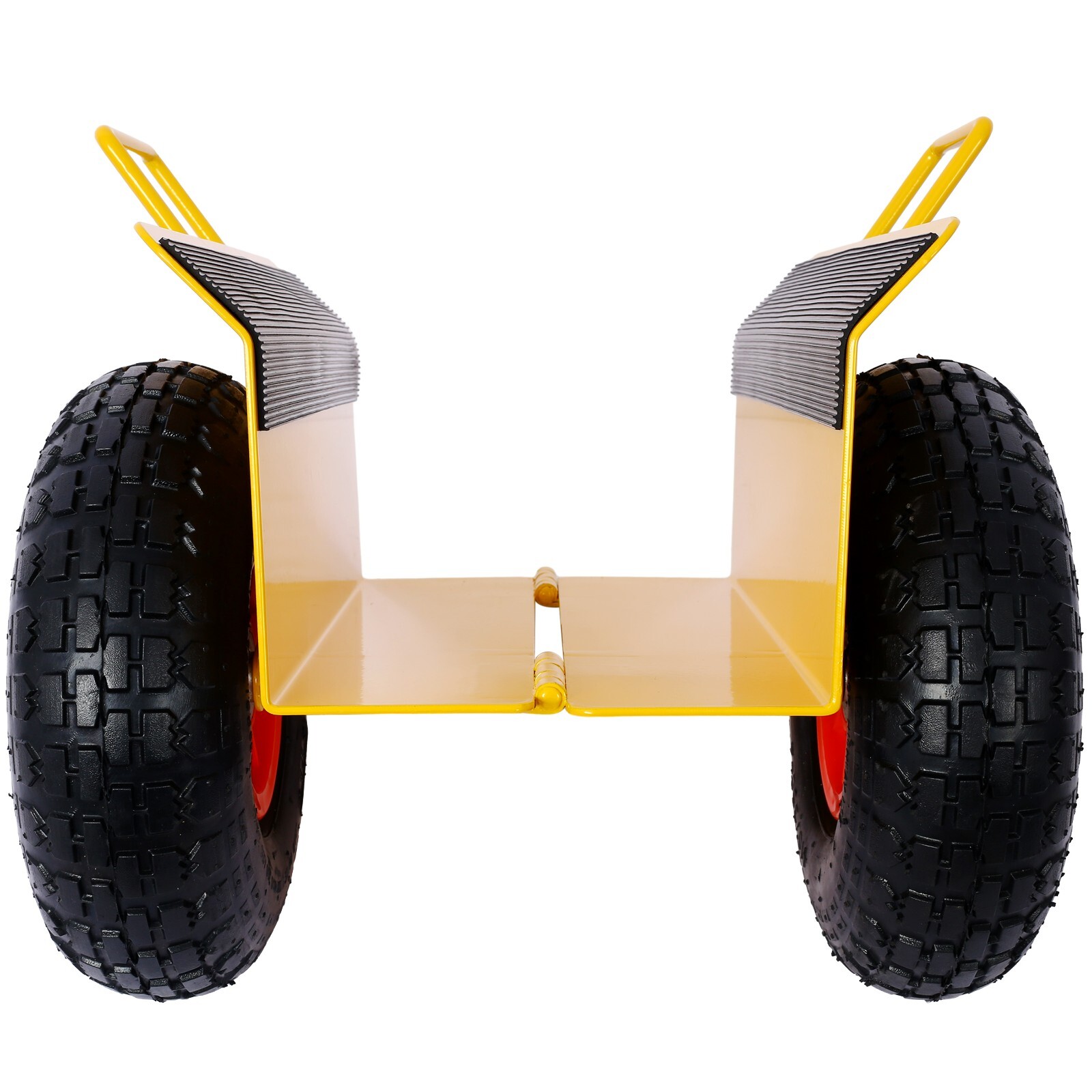 Heavy Duty Panel Dolly Slab Dolly Cart w/ Handle & 10" Peneumatic Tires Wheels