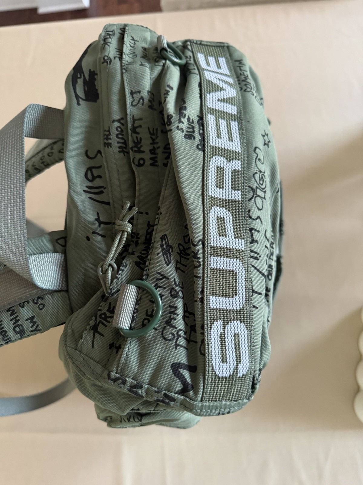 Supreme SS23 Military Field Box Backpack Olive Gonz Green
