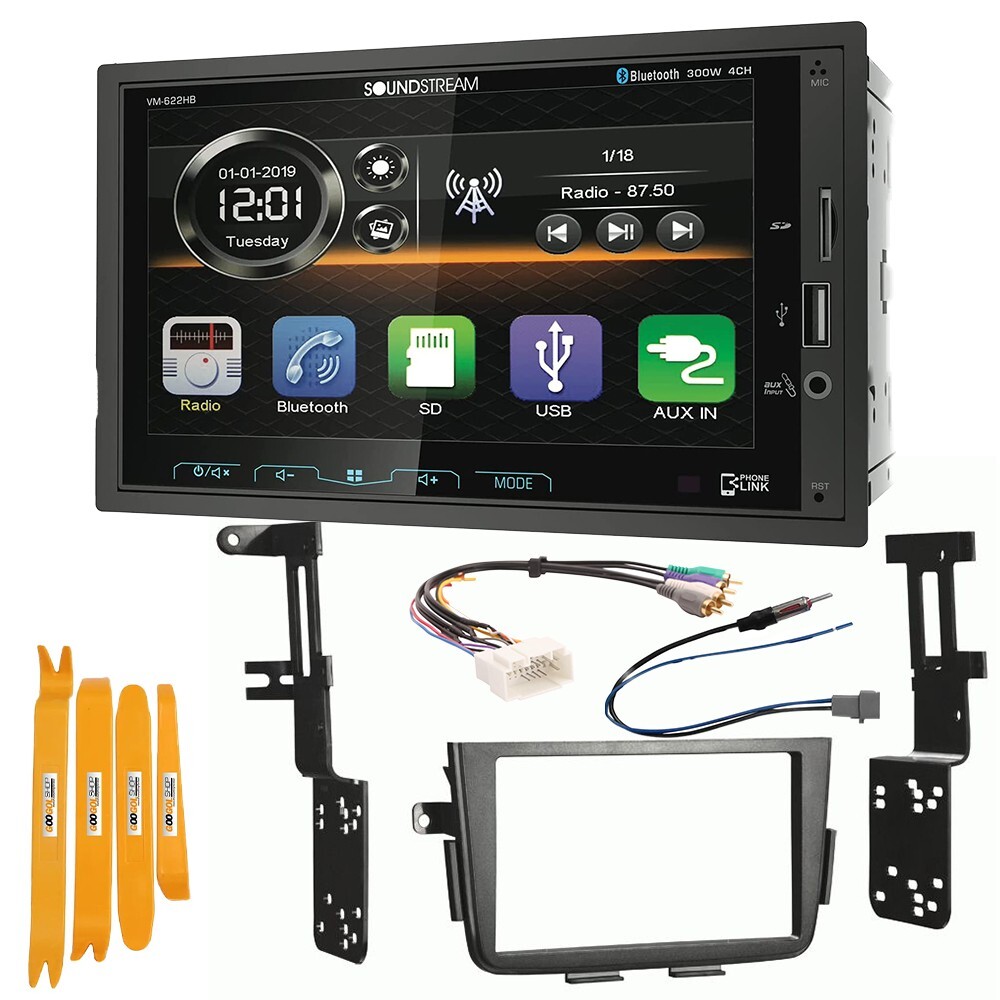 For Acura MDX 2001-2006 | VM622HB 6.2" Bluetooth Car Radio Stereo Install Kit